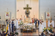 Feier der 1. Heiligen Kommunion in Sankt Maria (Foto: Michael Bohl)